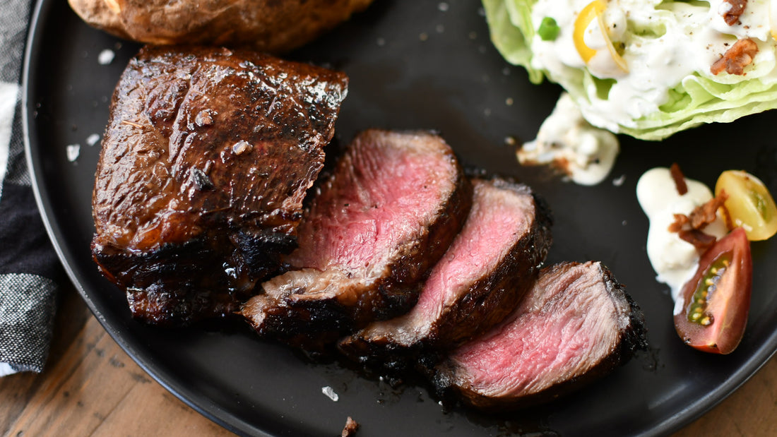 Marinated Denver steak