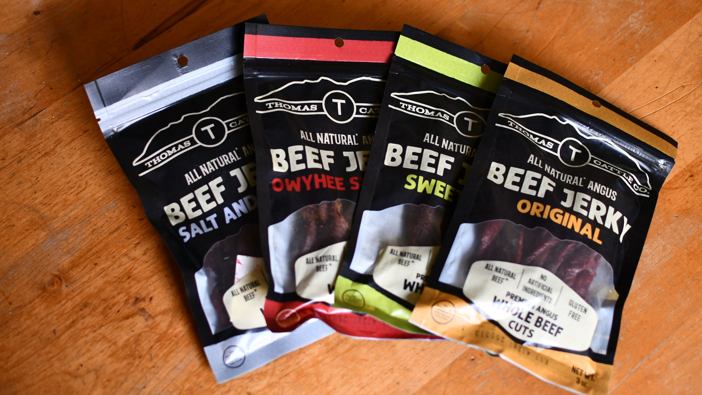 Assorted beef jerky
