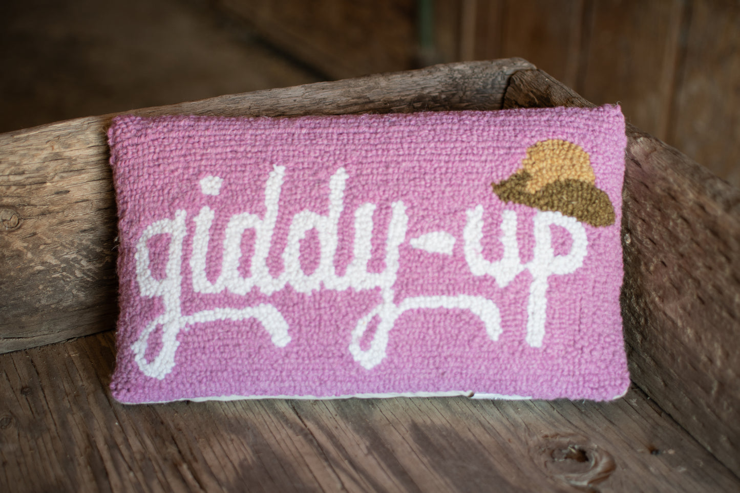 Giddy Up Throw Pillow