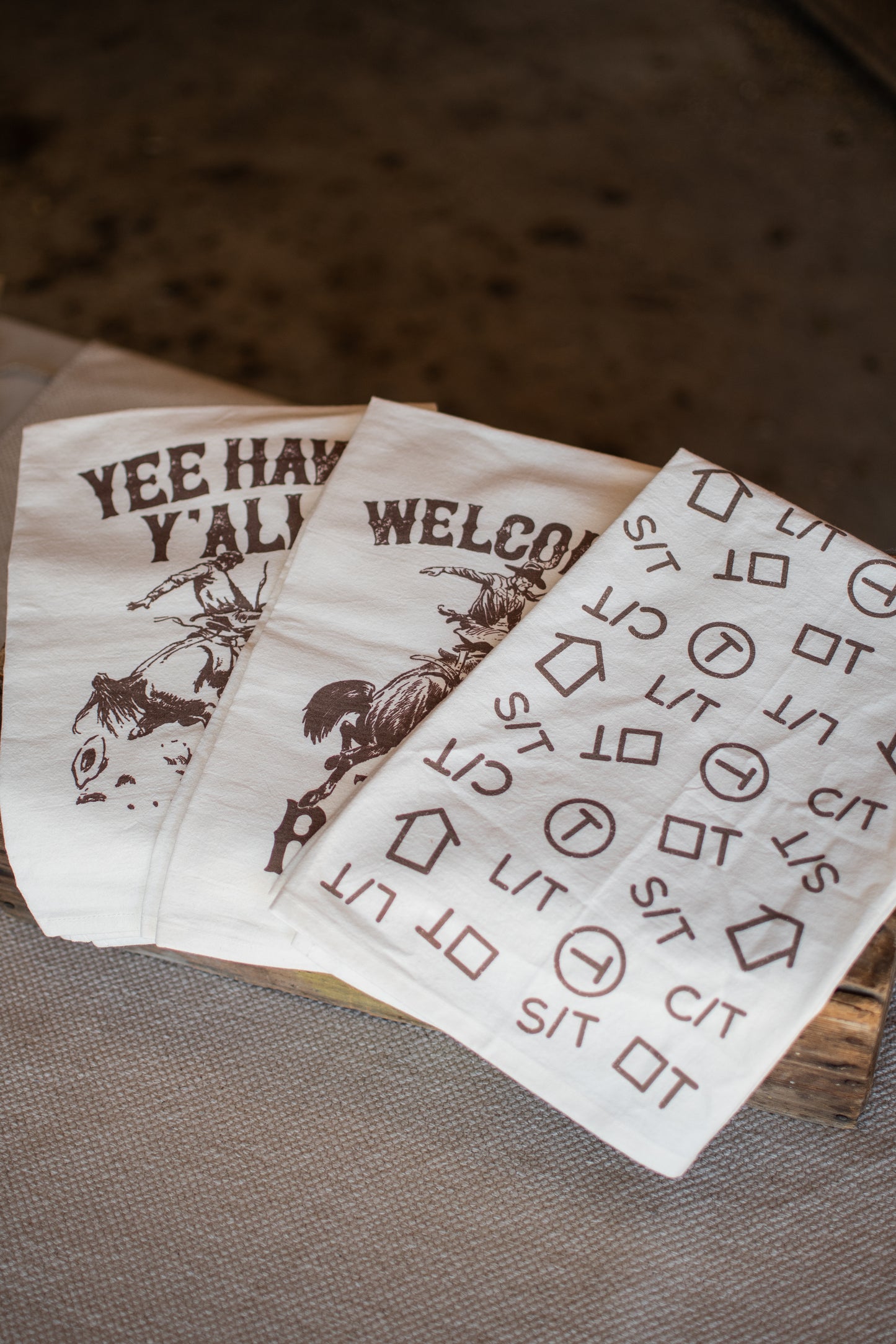 Western Tea Towel