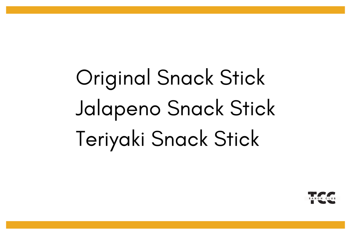 Ranch Club Add On Snack Sticks Thomas Cattle Company