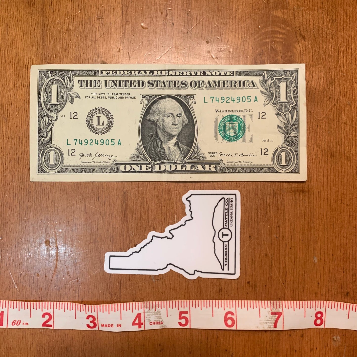 3" Idaho TCC sticker