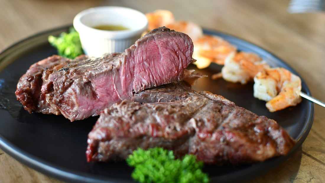 TCC New York Steak: Surf & Turf with Garlic Butter