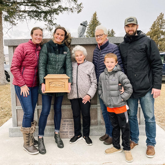 Putting Dad in His Final Resting Place