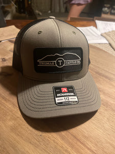 Stitched Rectangle Patch Snap Back Hat - Sage