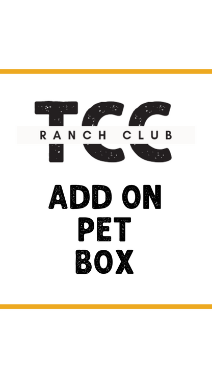 Ranch Club Add On - Pet Box