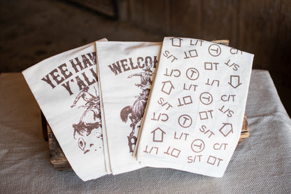 Western Tea Towel