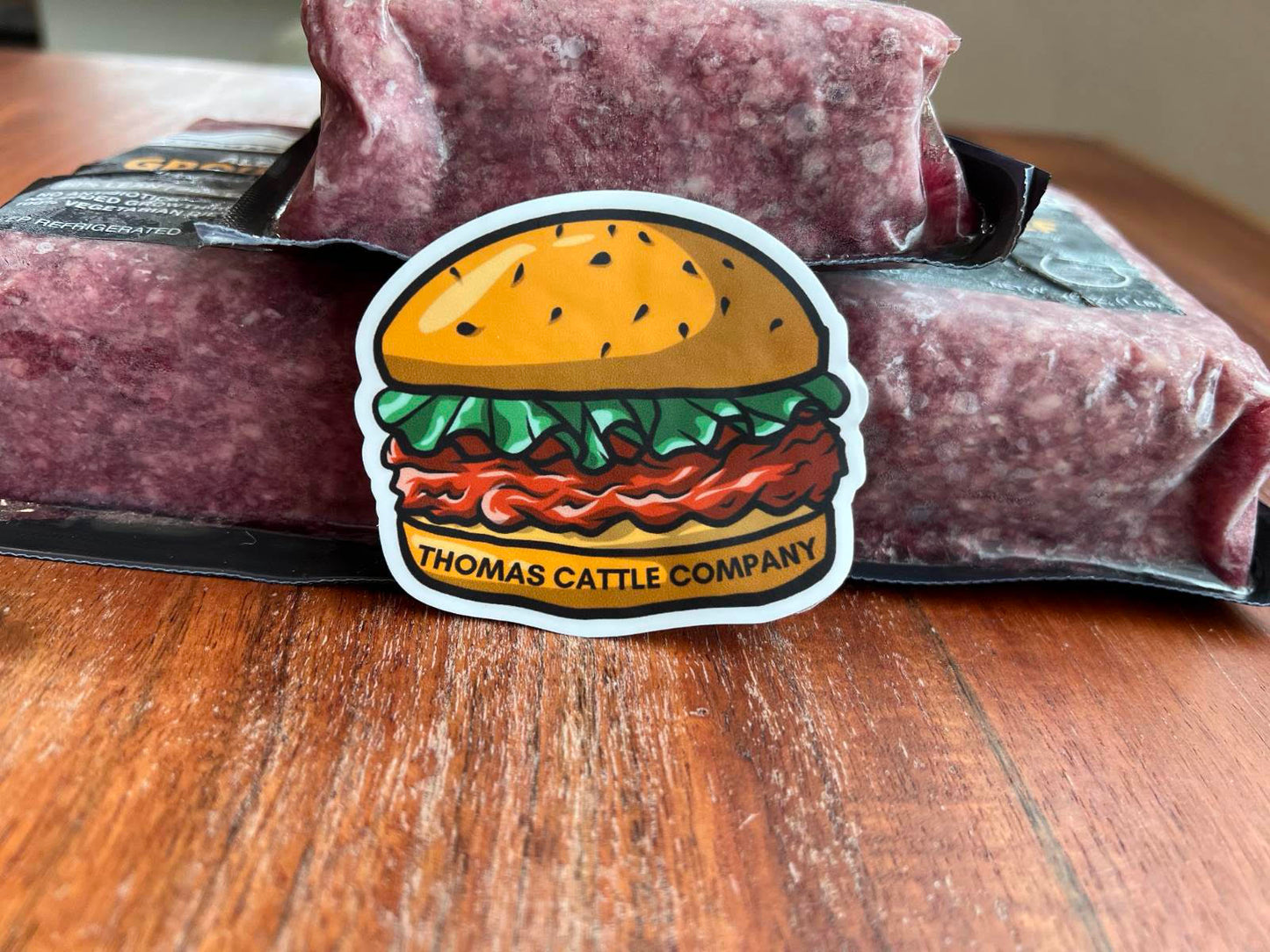 TCC Burger Sticker