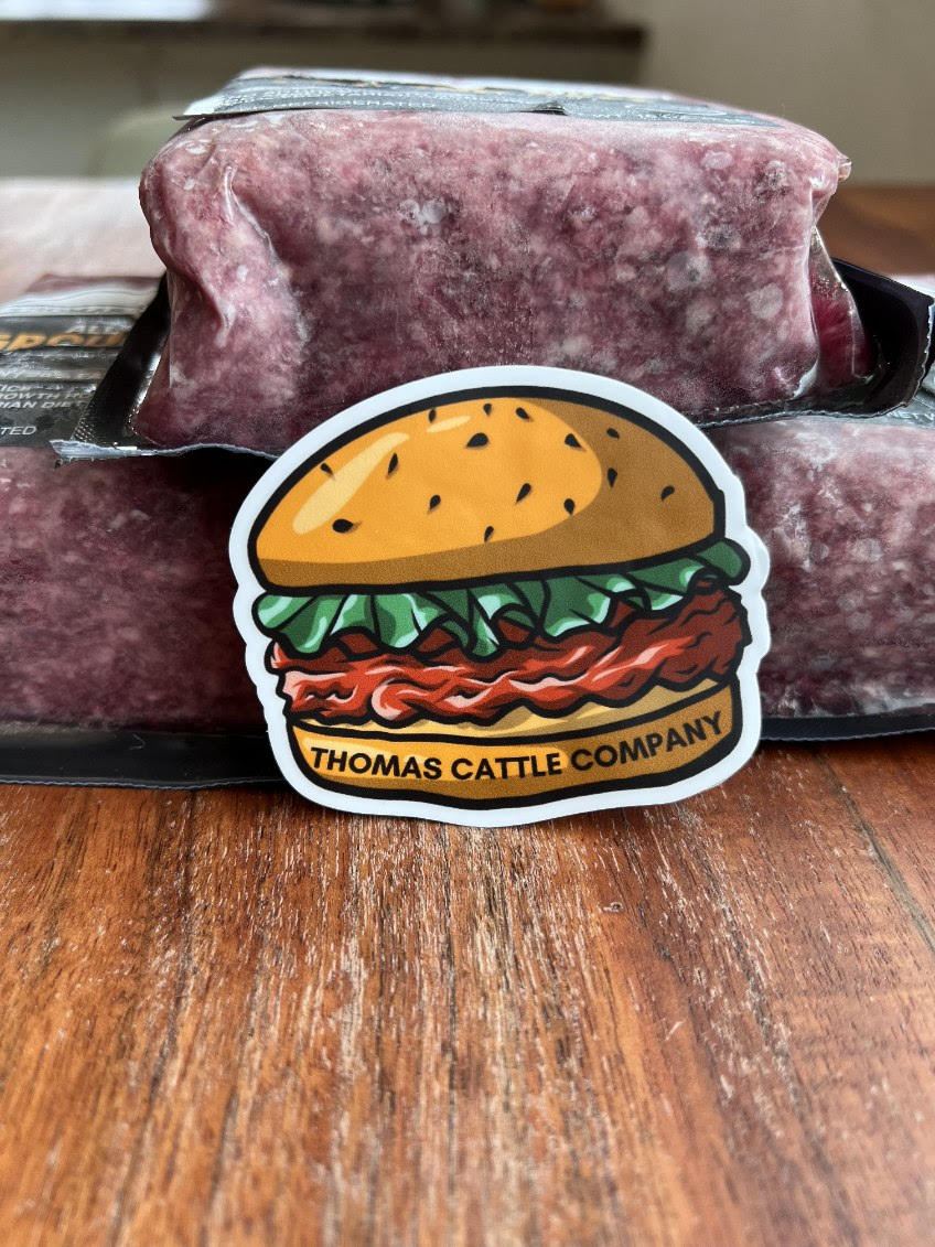 TCC Burger Sticker