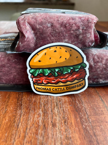 TCC Burger Sticker