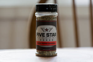 Five Star Flavors - Garlic Pepper Seasoning