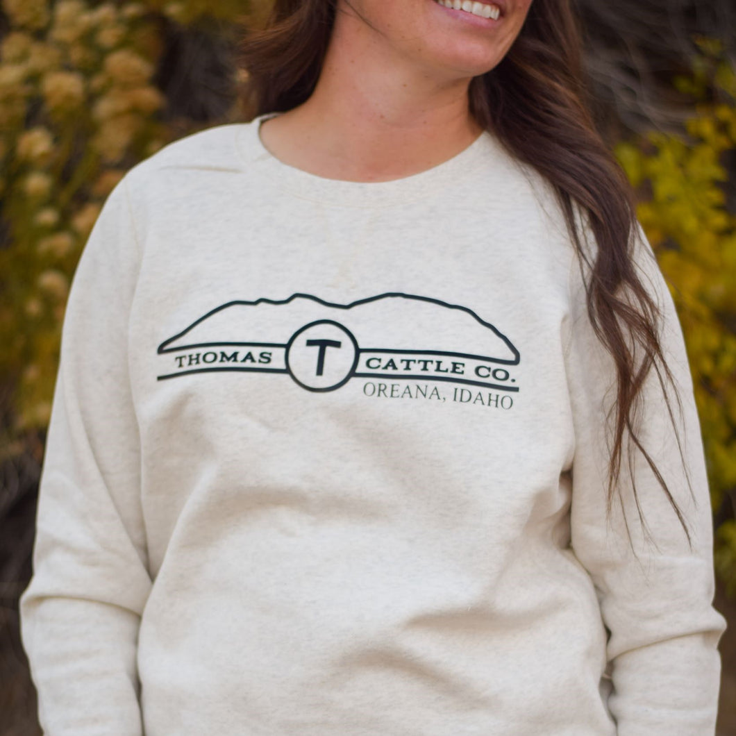Women's Fleece Crewneck Sweatshirt - TCC Logo