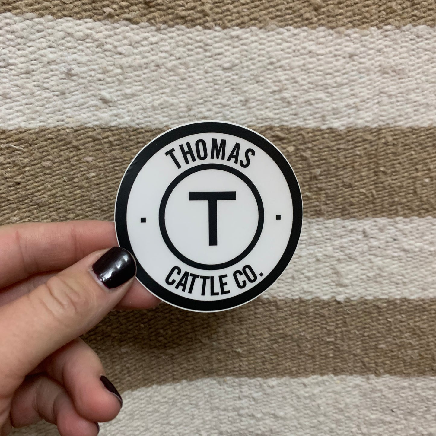 3" Round TCC Sticker